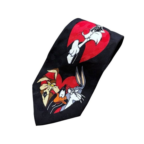 Warner Bros. Other - Vintage ‘90s Looney Tunes Warner Bros. Silk Tie